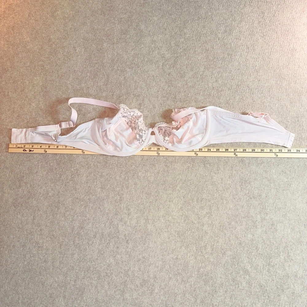 Olga‎ Signature Support Underwire Lace Bra Pink Blush Size 42C